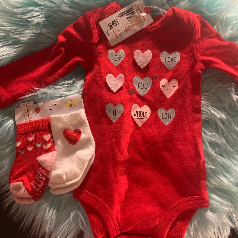 Valentine’s Onesie💗❤️🤍